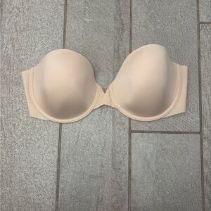 Victoria's Secret Light Beige Strapless Bra